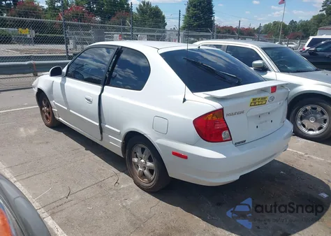 2005 Hyundai Accent Gls/Gt z USA, uszkodzony, nr VIN KMHCG35C65U350516